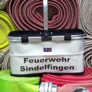 Schlüsselanhänger pink, Aufdruck “Feuerwehr” – FaberBag